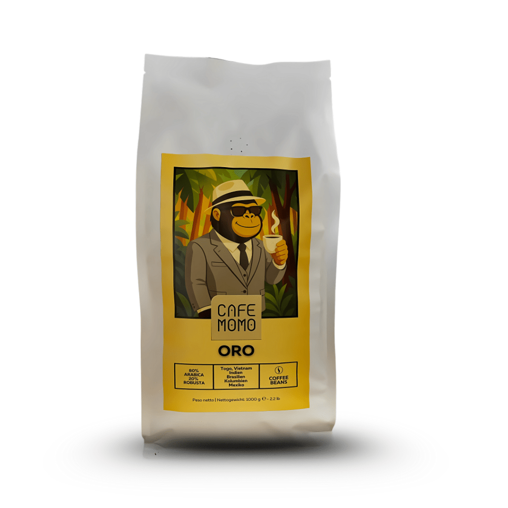 Caffe Momo Oro, ganze Bohnen 80% Arabica - Espresso Momo