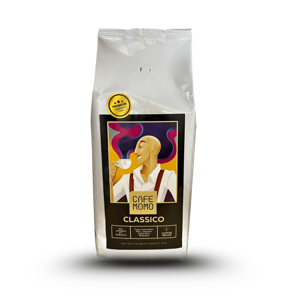 Caffe Momo Classico 95% (1000 g ganze Bohnen) - Espresso Momo