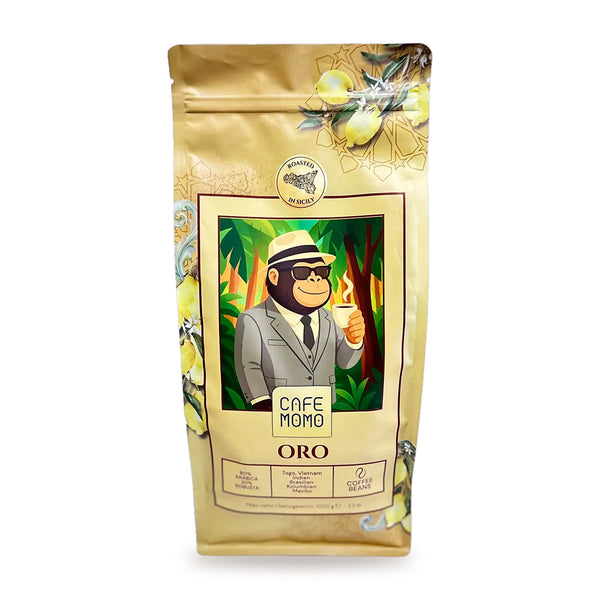 Cafe Momo Oro – Premium-Espressobohnen 1 kg aus Sizilien
