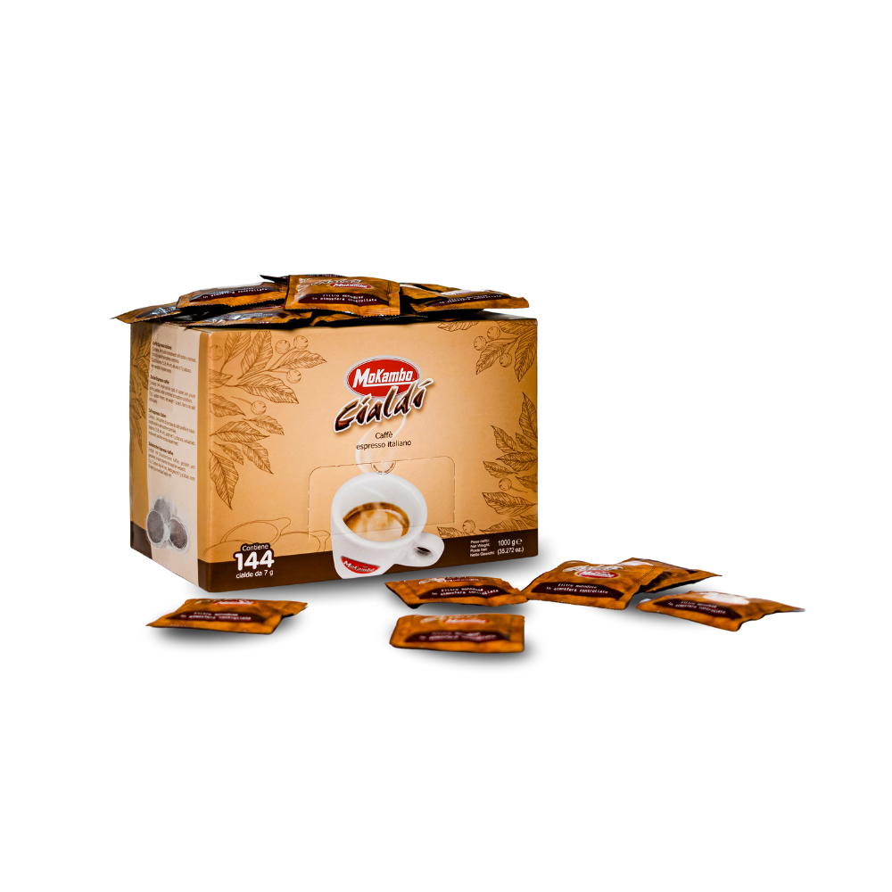 Mokambo Ese pad Cialdi 144 Stk. (Lungo) 1000 g
