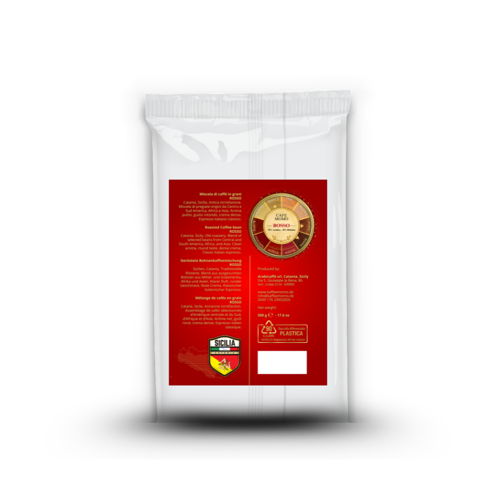Kaffee Momo Rosso – Cremiger Espresso 500 g