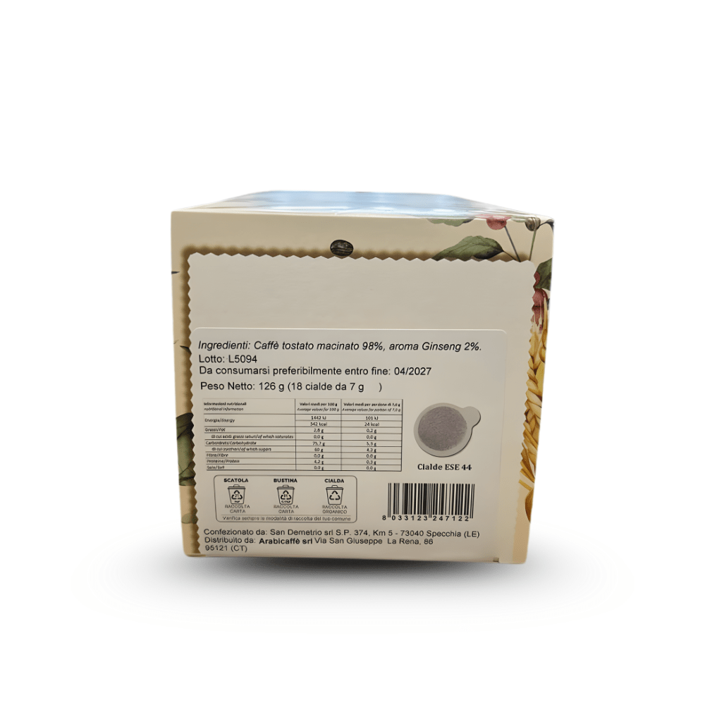 Arabicaffe 18 ESE Pads Ginseng - Kaffee - Espresso Momo
