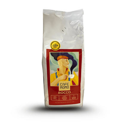 Kaffee Momo Rocco – Espresso 70% Arabica (1kg ganze Bohnen)