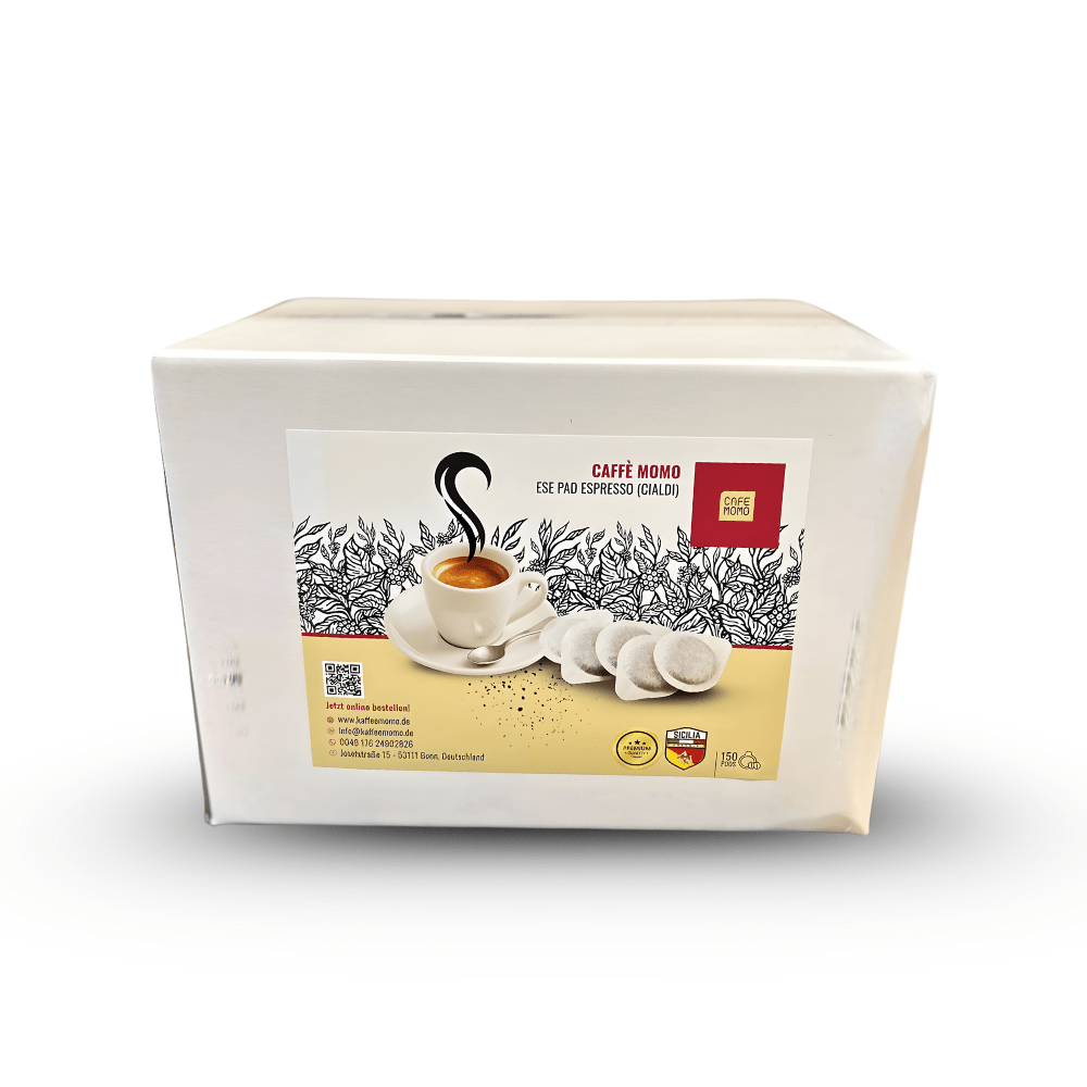 Kaffee Momo – Sizilianischer Espresso in E.S.E. Pads 150 Pads(1000 g)
