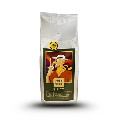 Kaffee Momo Tipico 80%Arabica (1000 g ganze Bohnen) - Espresso Momo