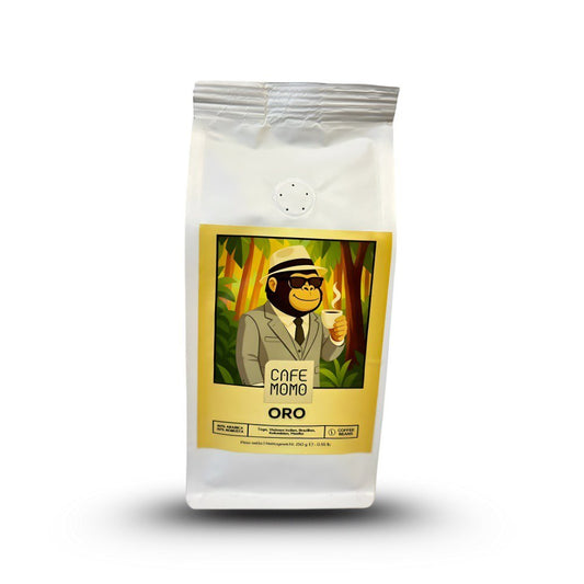 Caffe Momo Oro, ganze Bohnen 80% Arabica 250 g - Espresso Momo