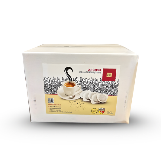 Caffé Momo – Sizilianischer Caffè Espresso in E.S.E. Pads 150 Pads(1000 g) - Espresso Momo