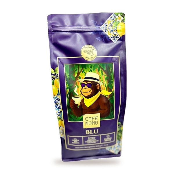 Cafe Momo Blu – Kräftige Espressobohnen 1 kg aus Sizilien