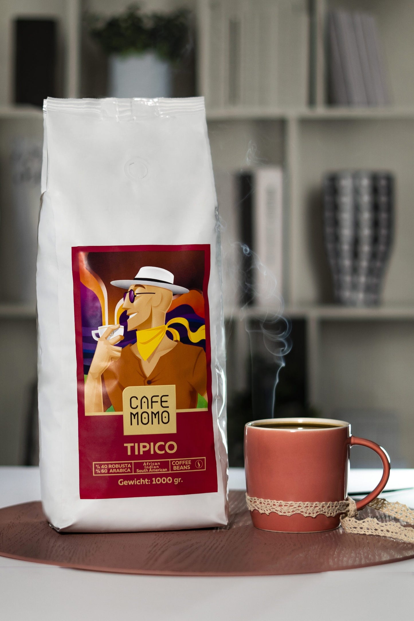 Kaffee Momo Tipico 60%Arabica 40%Robusta